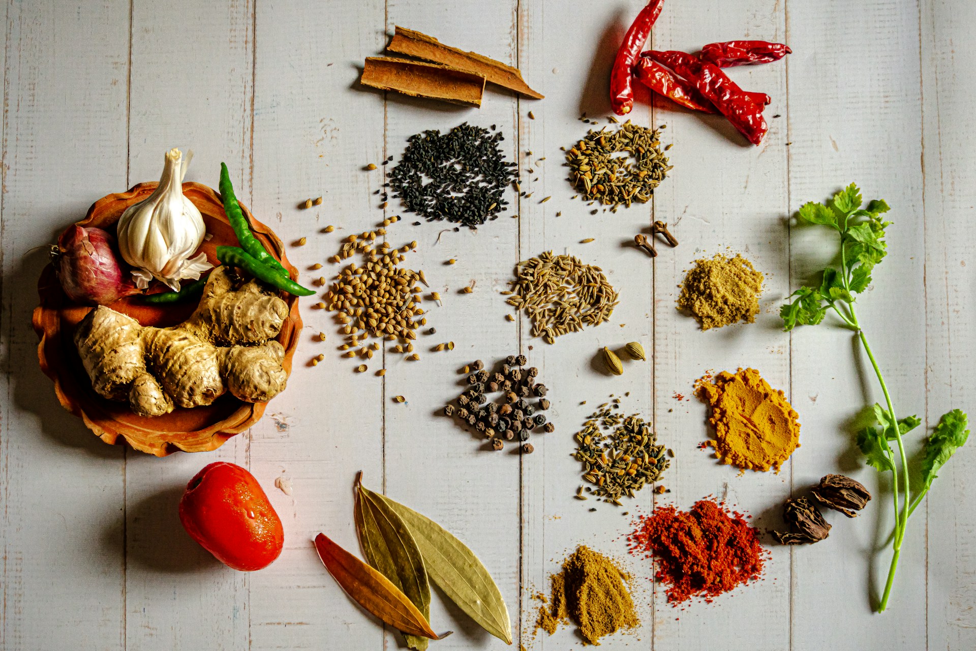 Spices background